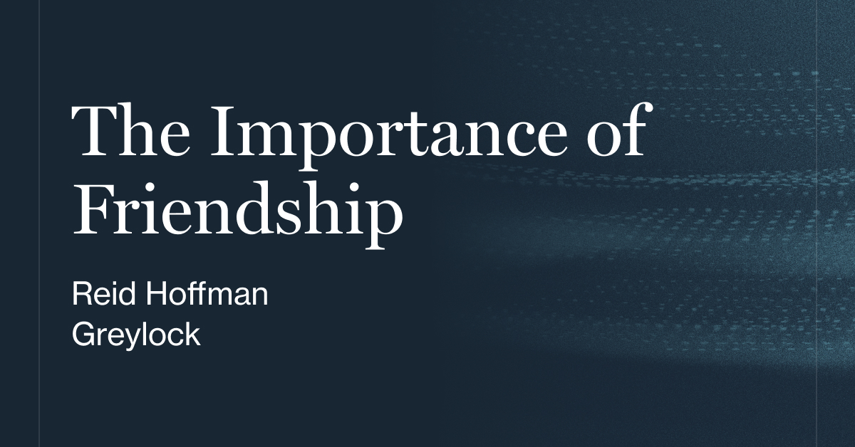 The Importance of Friendship - Open Minds