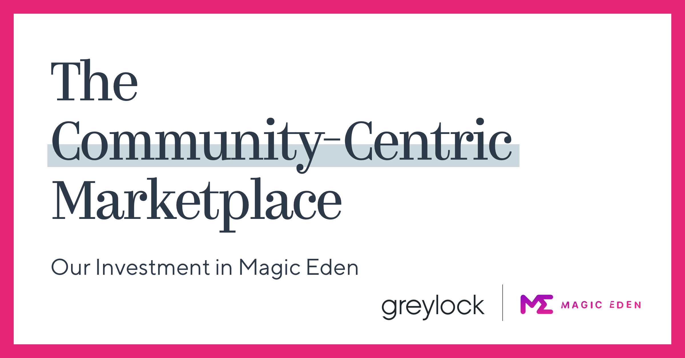 The Community-Centric Marketplace